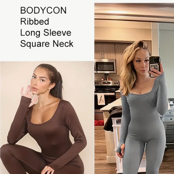 Women’s Black Ribbed Jumpsuit *NEW* - Picture 3 of 8